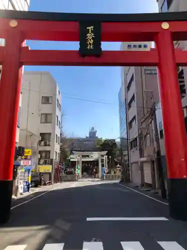 下谷神社の鳥居