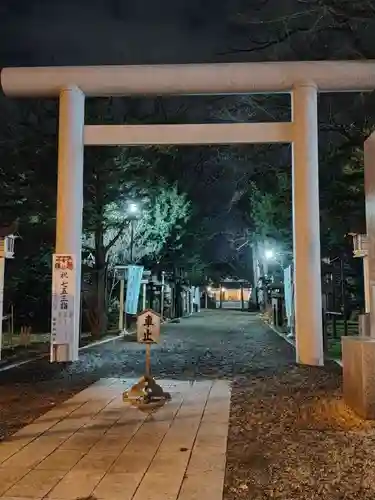 新琴似神社の鳥居