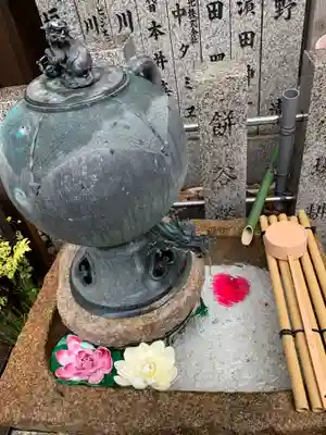 露天神社（お初天神）の手水舎