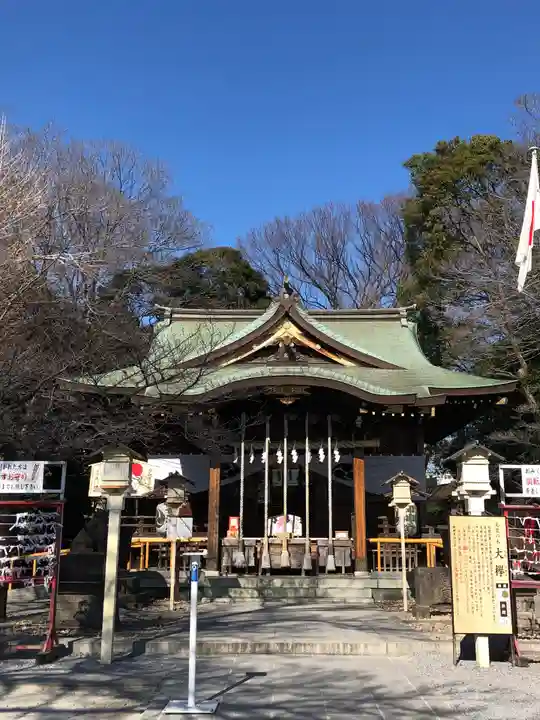 鎮守氷川神社の本殿・本堂