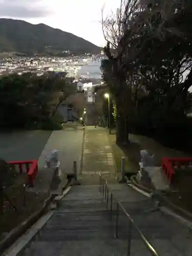 織幡神社の景色