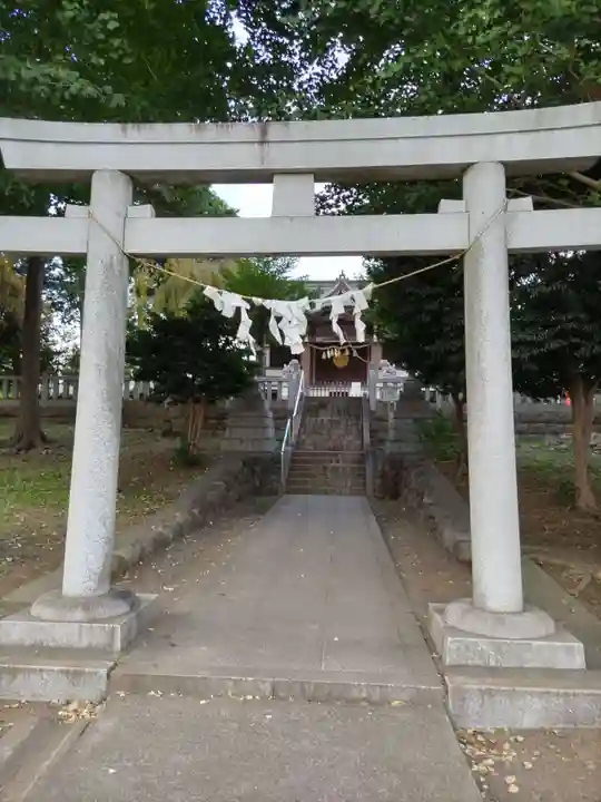 上川原日枝神社の鳥居