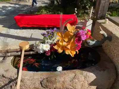 水堂須佐男神社の手水舎