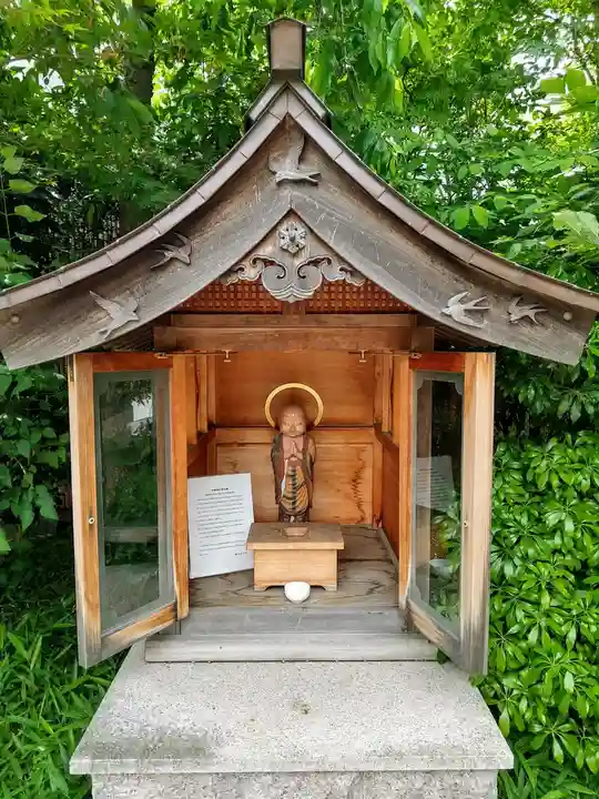 鉄道神社の地蔵