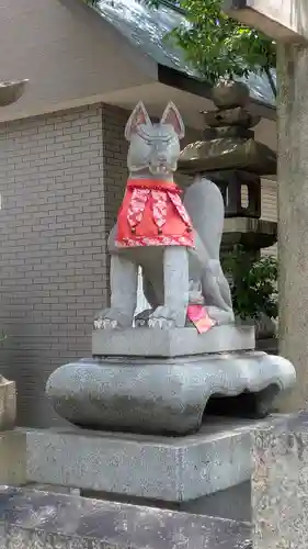 玉造稲荷神社の狛犬