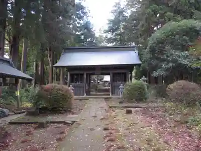都々古別神社(馬場)の山門・神門