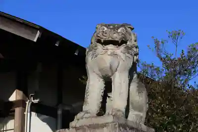 開成山大神宮の狛犬