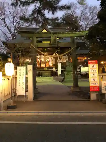 行田八幡神社の鳥居