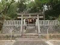 白山社の鳥居