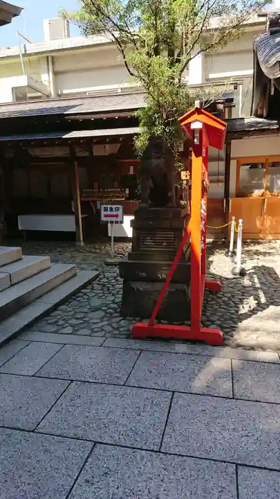 下谷神社の狛犬