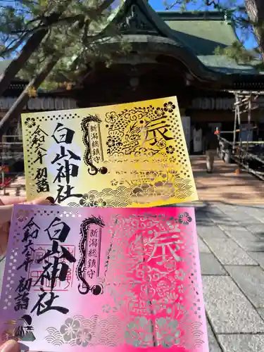 白山神社の御朱印