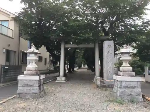 碑文谷八幡宮の鳥居