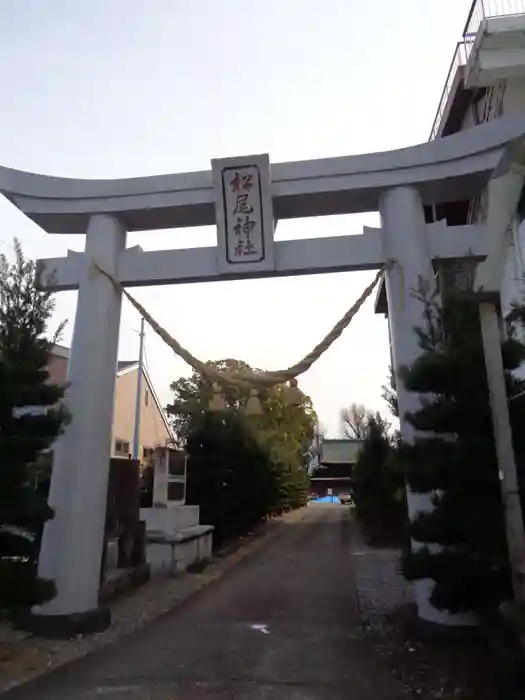 内田松尾神社の鳥居