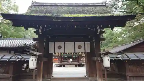 河合神社（鴨川合坐小社宅神社）の山門・神門