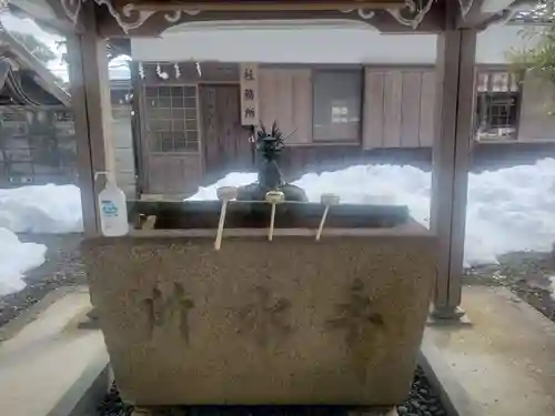 阿志都彌神社・行過天満宮の手水舎