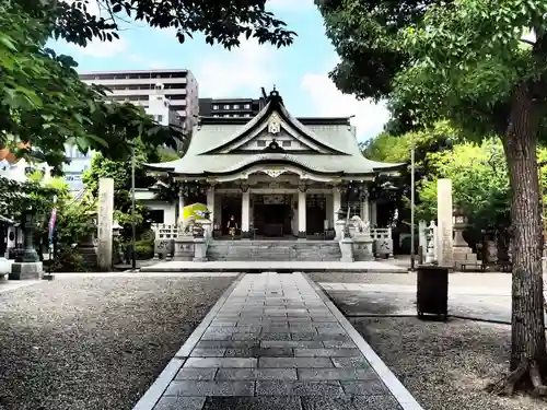 難波八阪神社の本殿