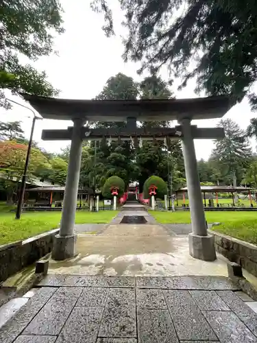 遠野郷八幡宮の鳥居