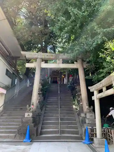 王子稲荷神社の鳥居