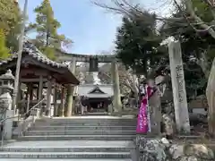 宇流冨志祢神社の鳥居