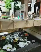 鳩森八幡神社の手水舎
