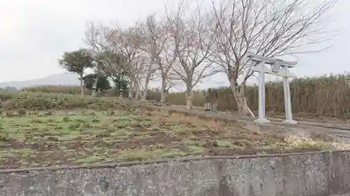 桃澤神社(愛鷹明神)中宮の鳥居