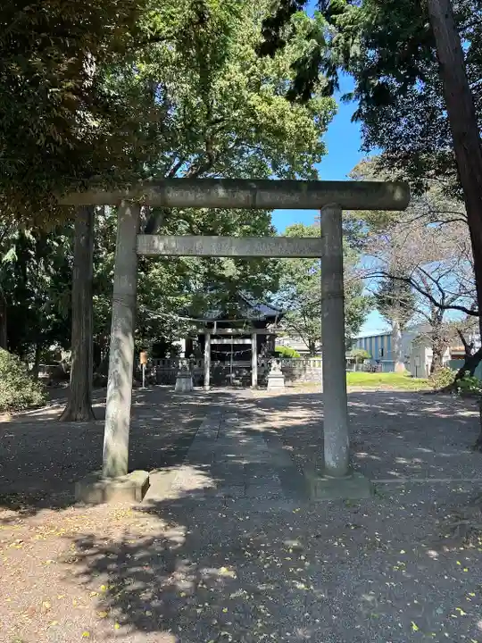 稲荷町稲荷神社の鳥居