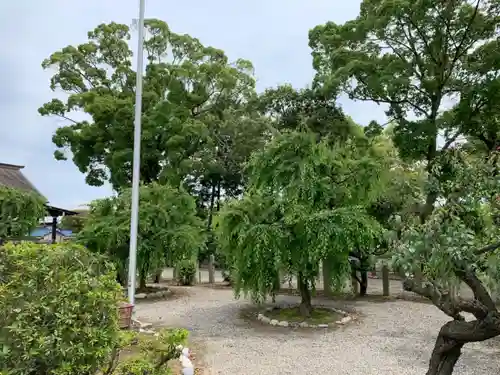結城神社の庭園
