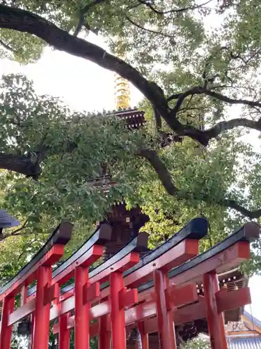 法楽寺の鳥居