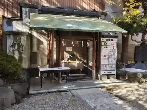 難波八阪神社の手水