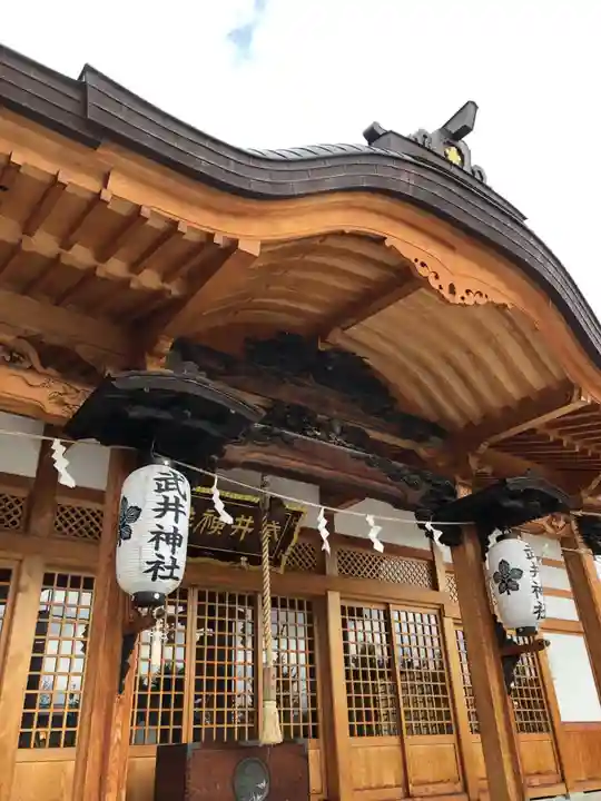 武井神社の本殿・本堂
