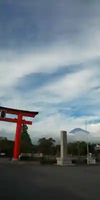 富士山本宮浅間大社の鳥居