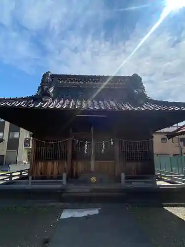 神明神社の本殿