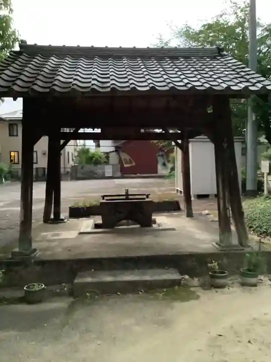 南外山八幡社の手水舎