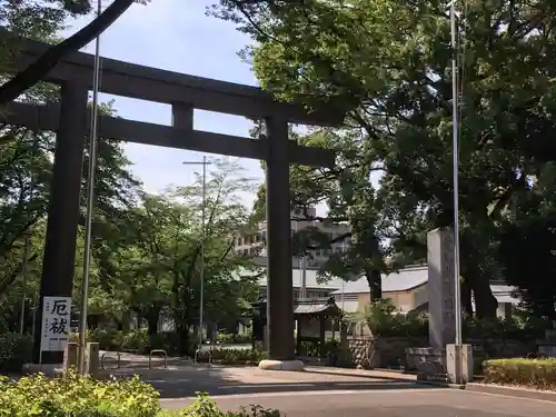 愛知縣護國神社の鳥居