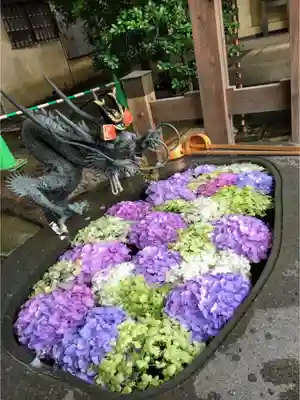 駒込妙義神社の手水舎