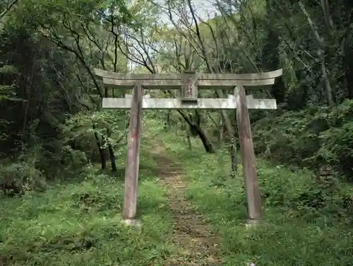 戸室山神社の鳥居