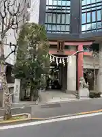 築土神社の鳥居