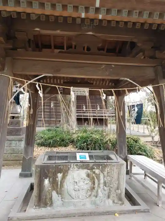 飯香岡八幡宮の手水舎