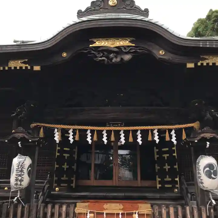 阿豆佐味天神社 立川水天宮の本殿・本堂
