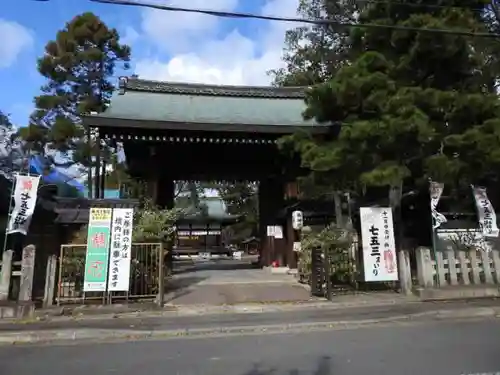 御霊神社（上御霊神社）の山門