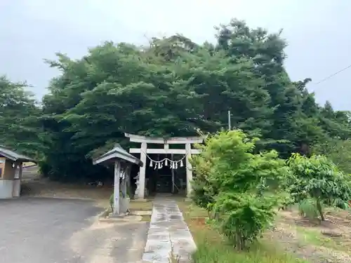 鹿渡神社の鳥居