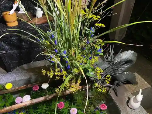 東海市熊野神社の手水舎