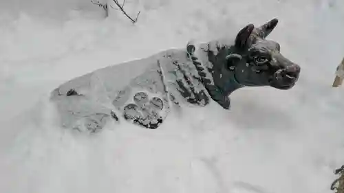 旭川天満宮の像
