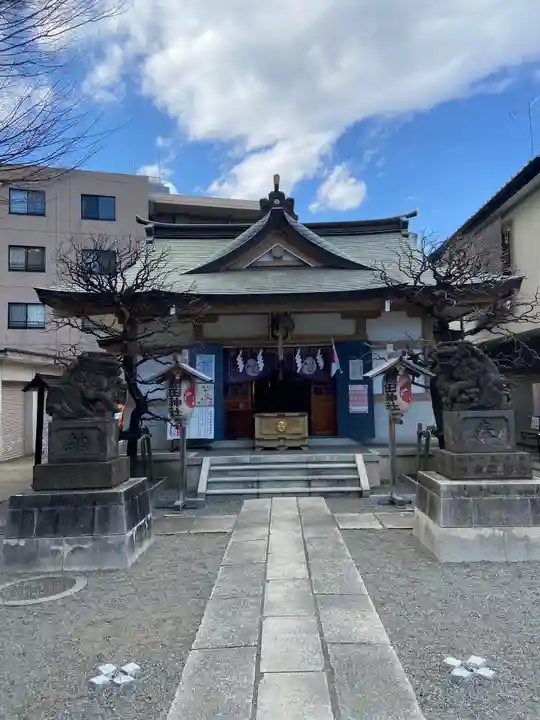 穏田神社の本殿・本堂