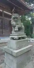 柚井宇賀神社の狛犬