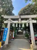太子堂八幡神社の鳥居