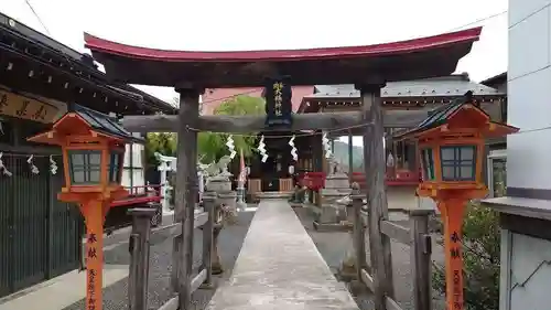 大鏑神社の鳥居