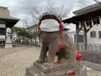 青木八坂神社の狛犬
