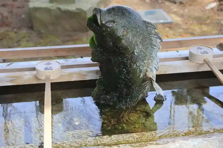 神炊館神社 ⁂奥州須賀川総鎮守⁂の手水舎