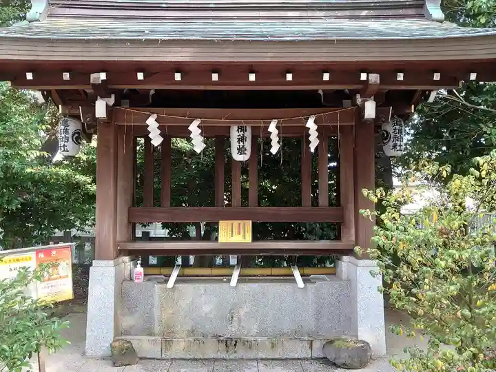 進雄神社の手水舎